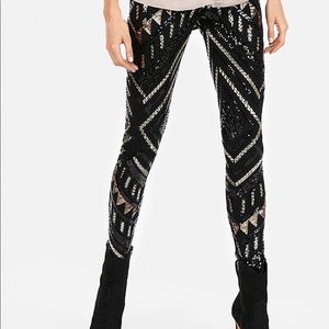 Express sequin leggings